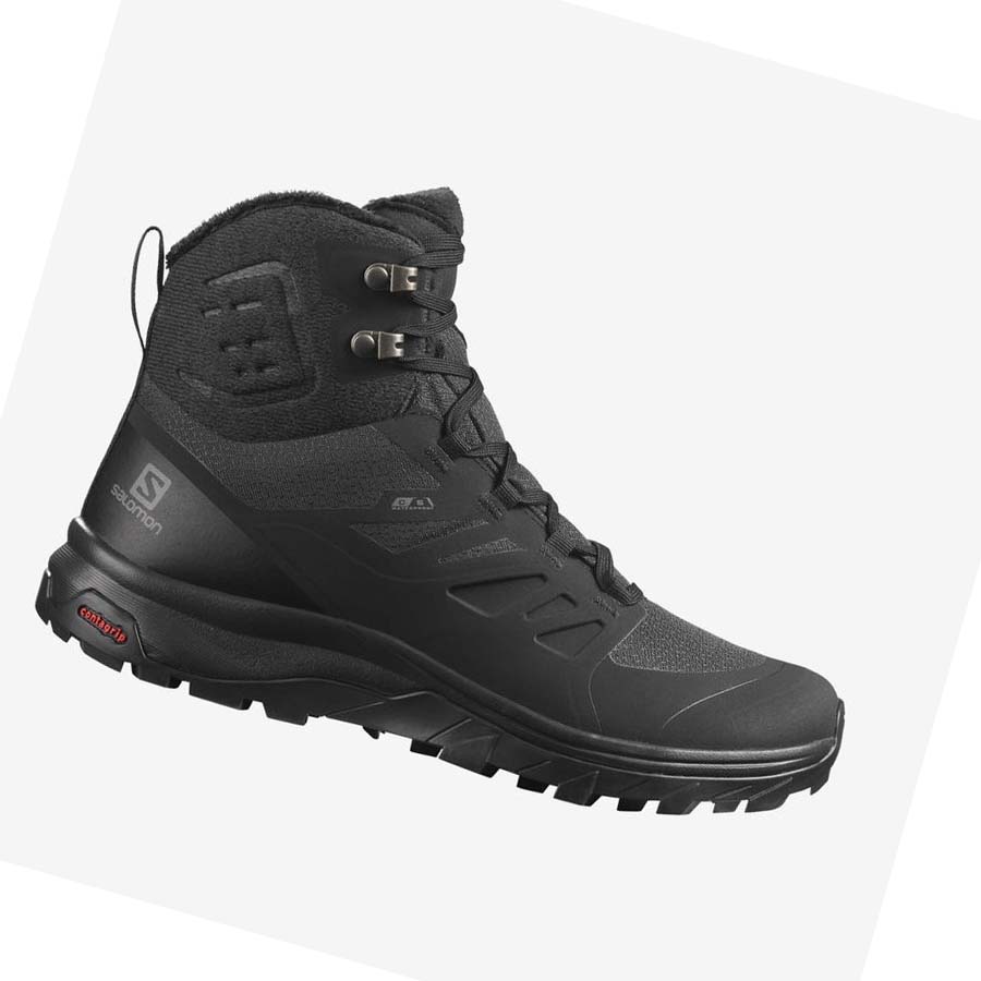 Botas de Invierno Salomon OUTBLAST THINSULATE™ CLIMASALOMON™ WATERPROOF Mujer Negros | MX 2613AHK